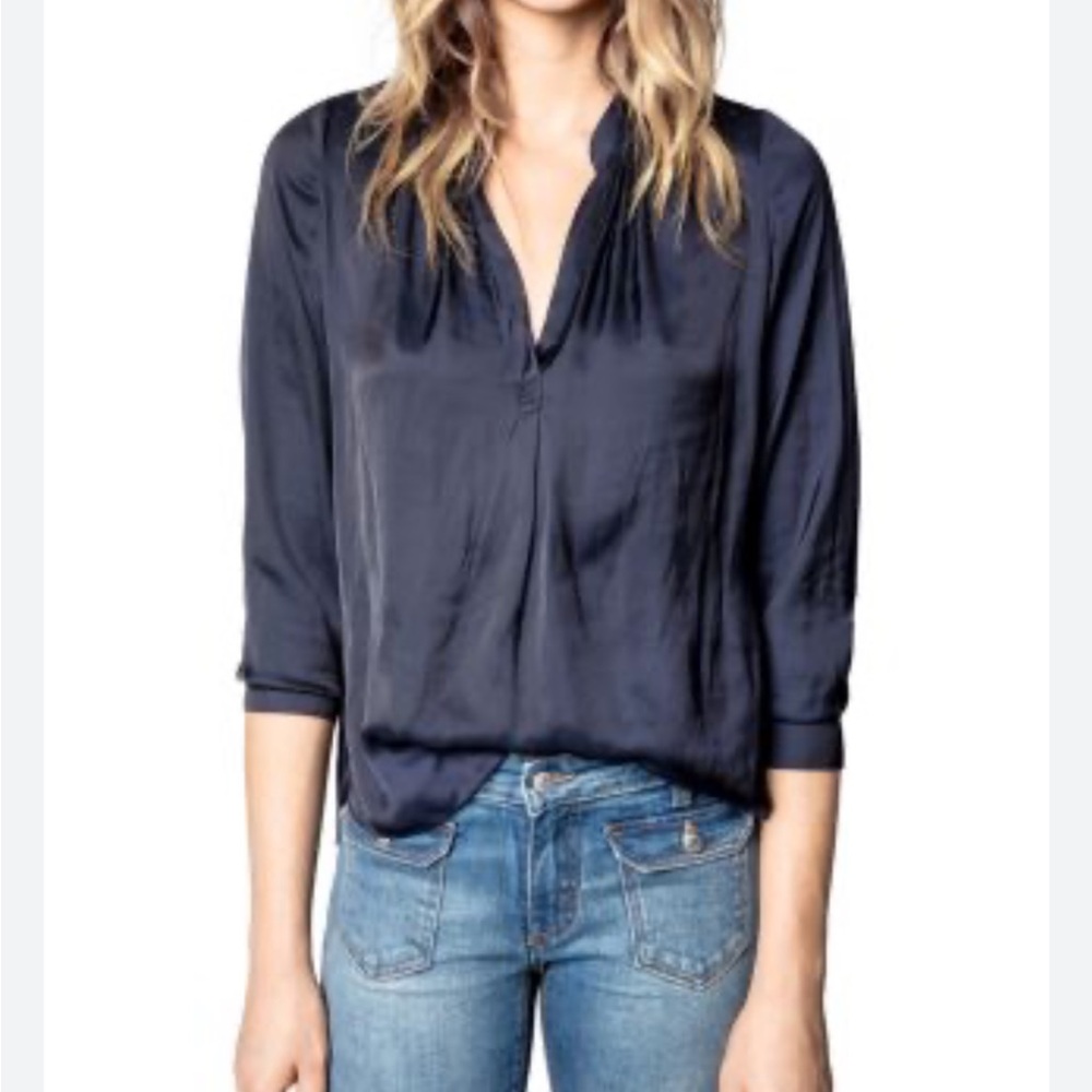 Zadig & Voltaire Midnight Blue Blouse